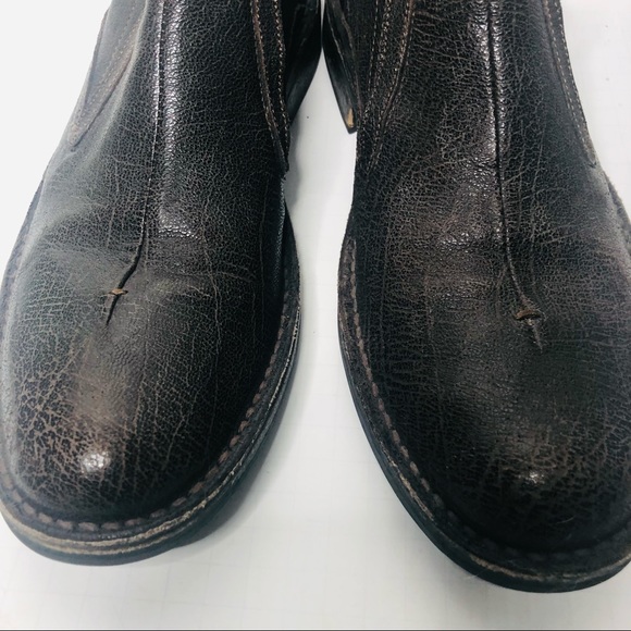 Donald J Pliner Leather distressed brown shoes 11 main image 4
